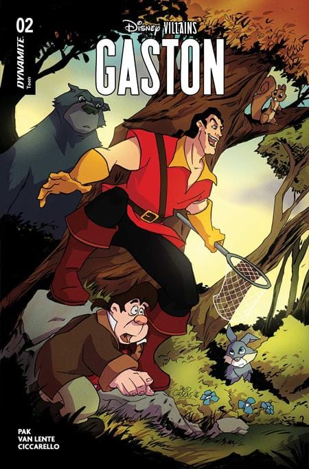 Dynamite Comic Books DISNEY VILLAINS GASTON #2 CVR D DAVID COUSENS VAR 72513035801102041 0226DE0624