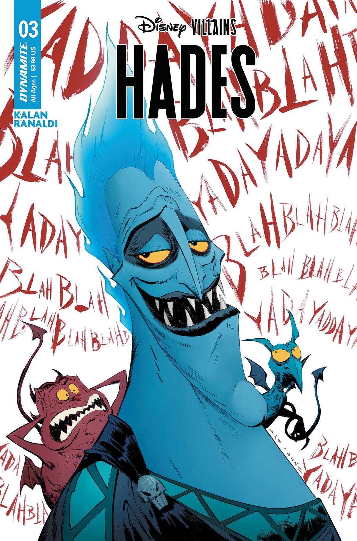 Dynamite Comic Books DISNEY VILLAINS HADES #3 CVR B LEE 72513033283703021 AUG230279