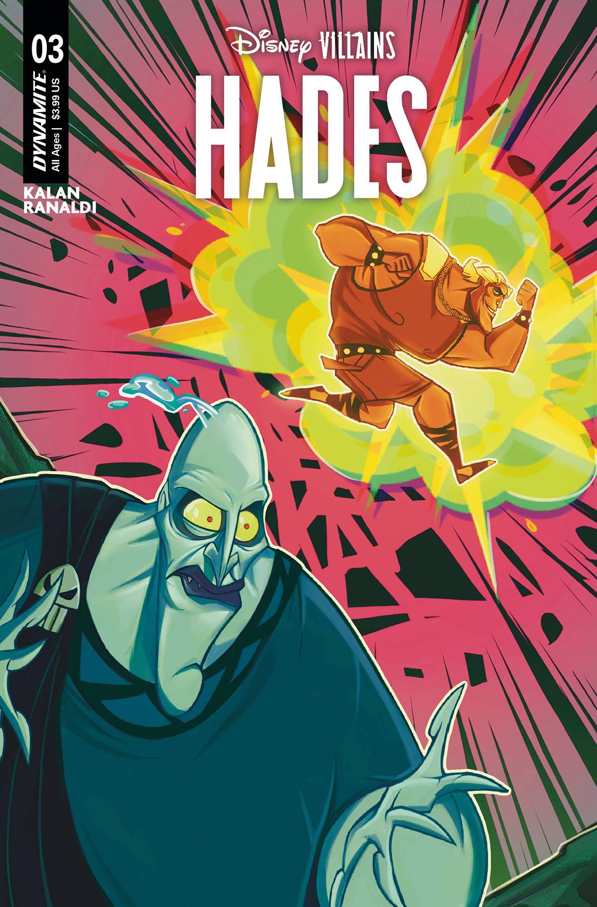 DISNEY VILLAINS HADES #3 CVR D TOMASELLI