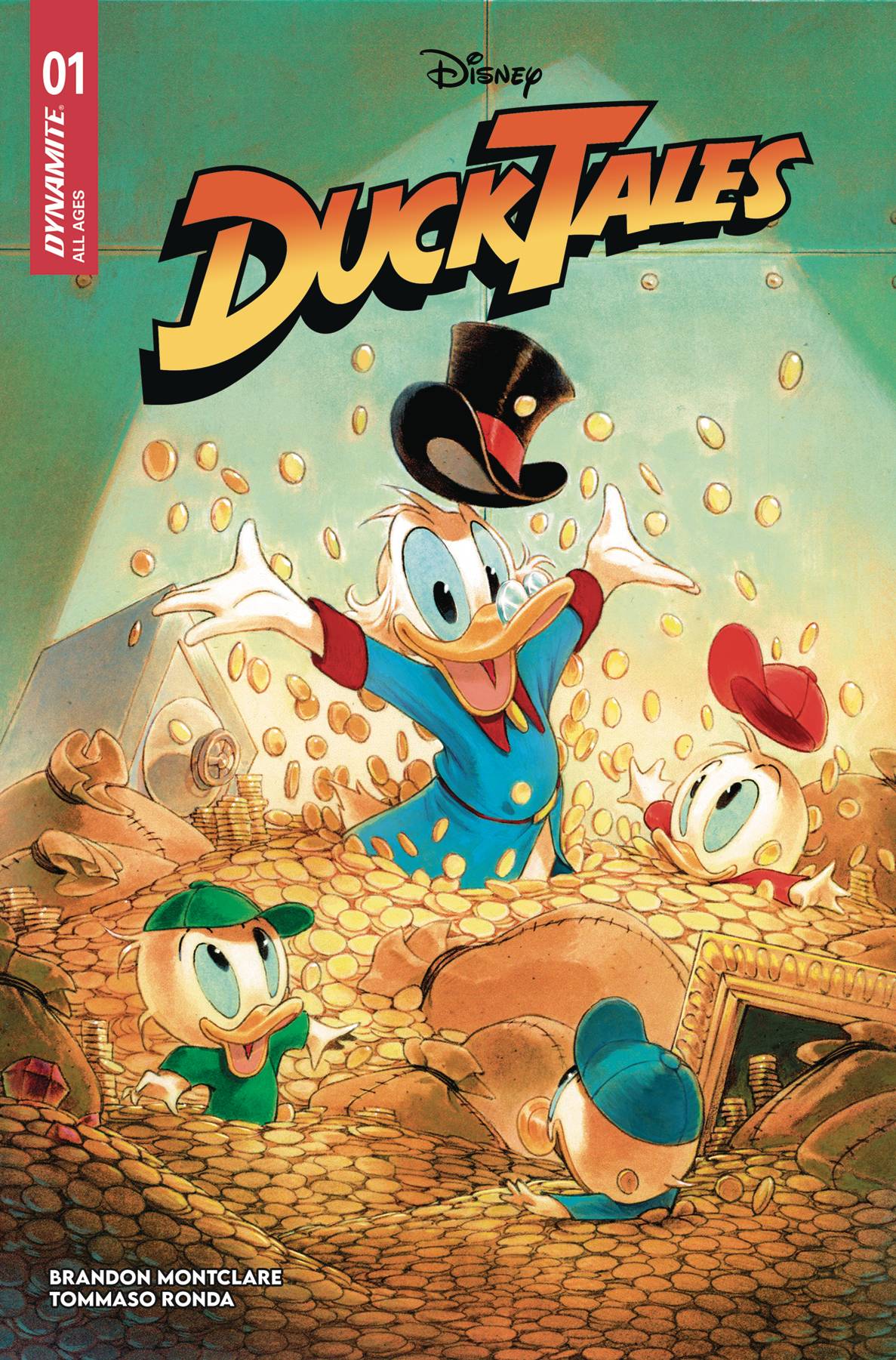 DYNAMITE Comic Books DUCKTALES #1 CVR F BIGARELLA FOIL 72513034660501061 SEP240143