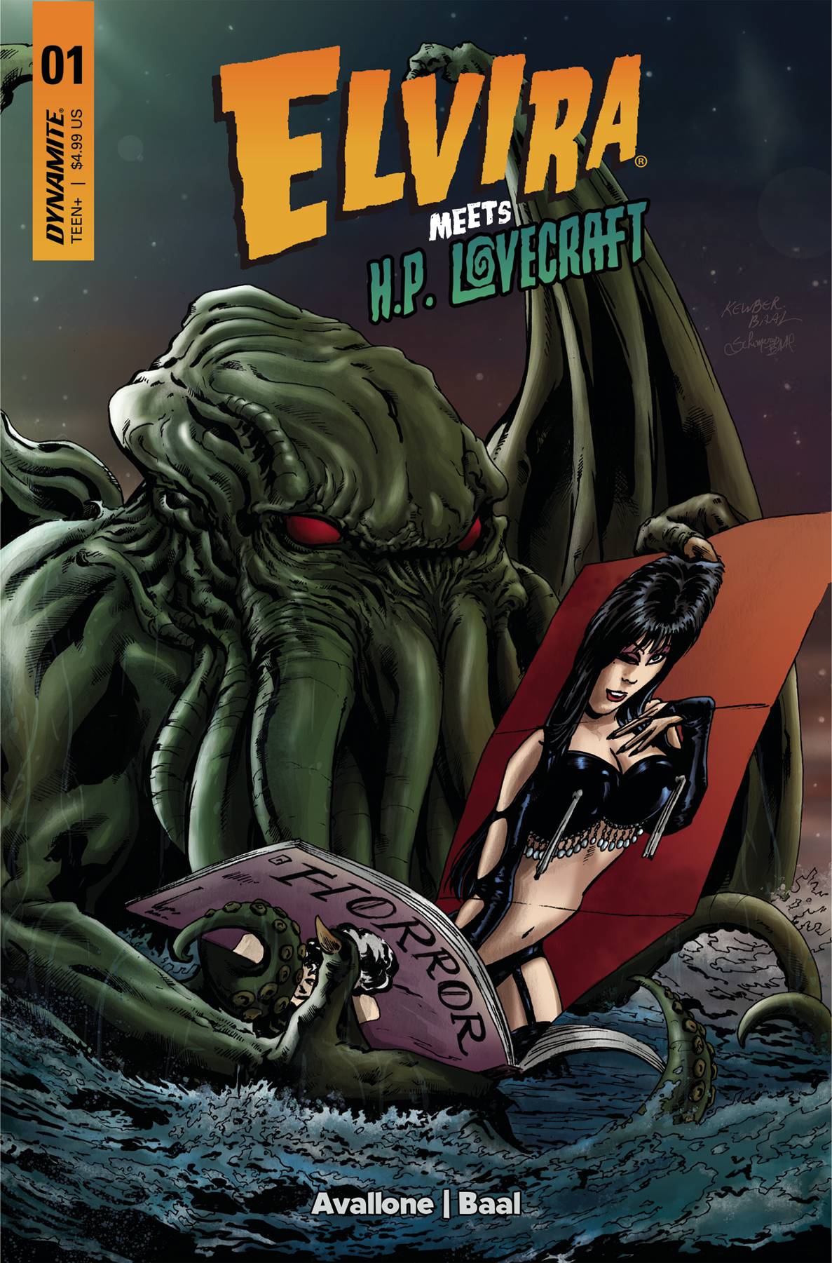 Elvira Meets Hp Lovecraft #1 Cvr B Baal