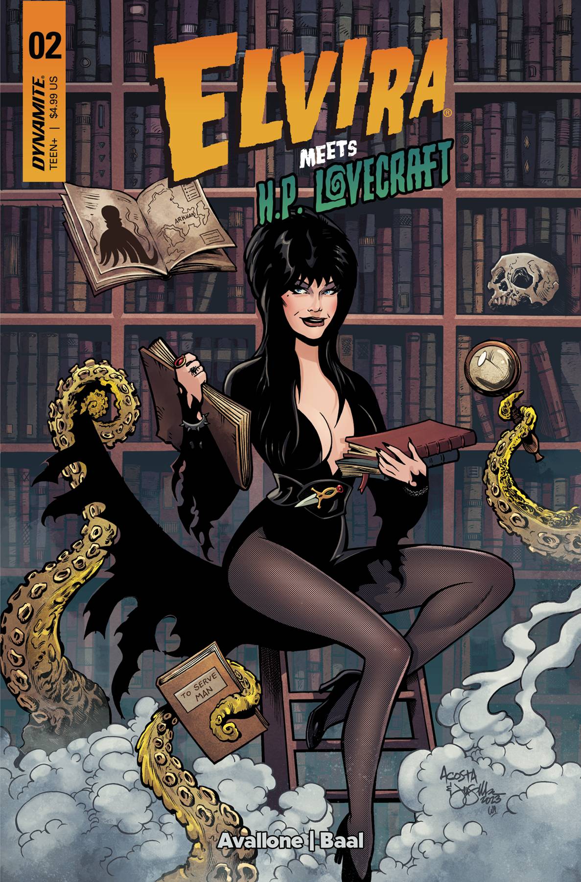 DYNAMITE Comic Books ELVIRA MEETS HP LOVECRAFT #2 CVR A ACOSTA 72513034118102011 JAN240187