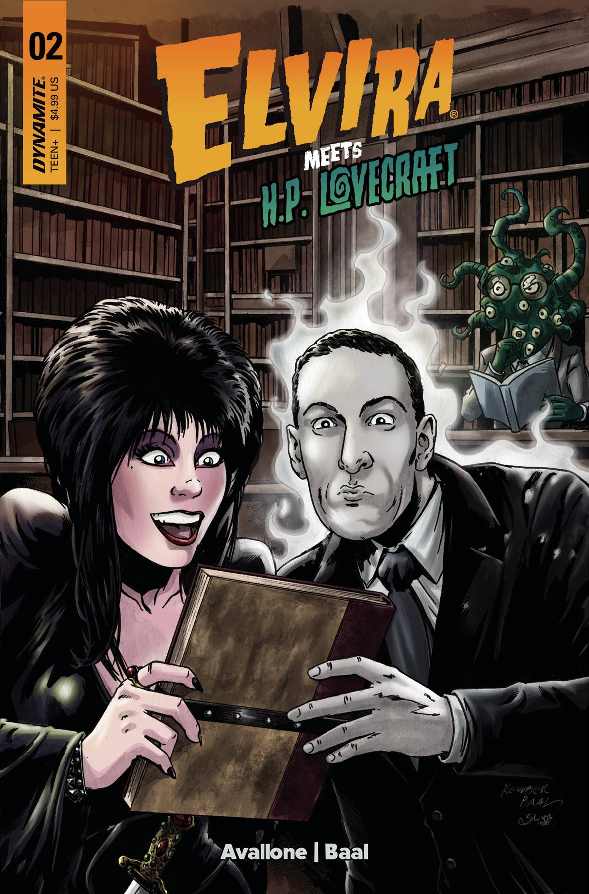 DYNAMITE Comic Books ELVIRA MEETS HP LOVECRAFT #2 CVR B BAAL 72513034118102021 JAN240188