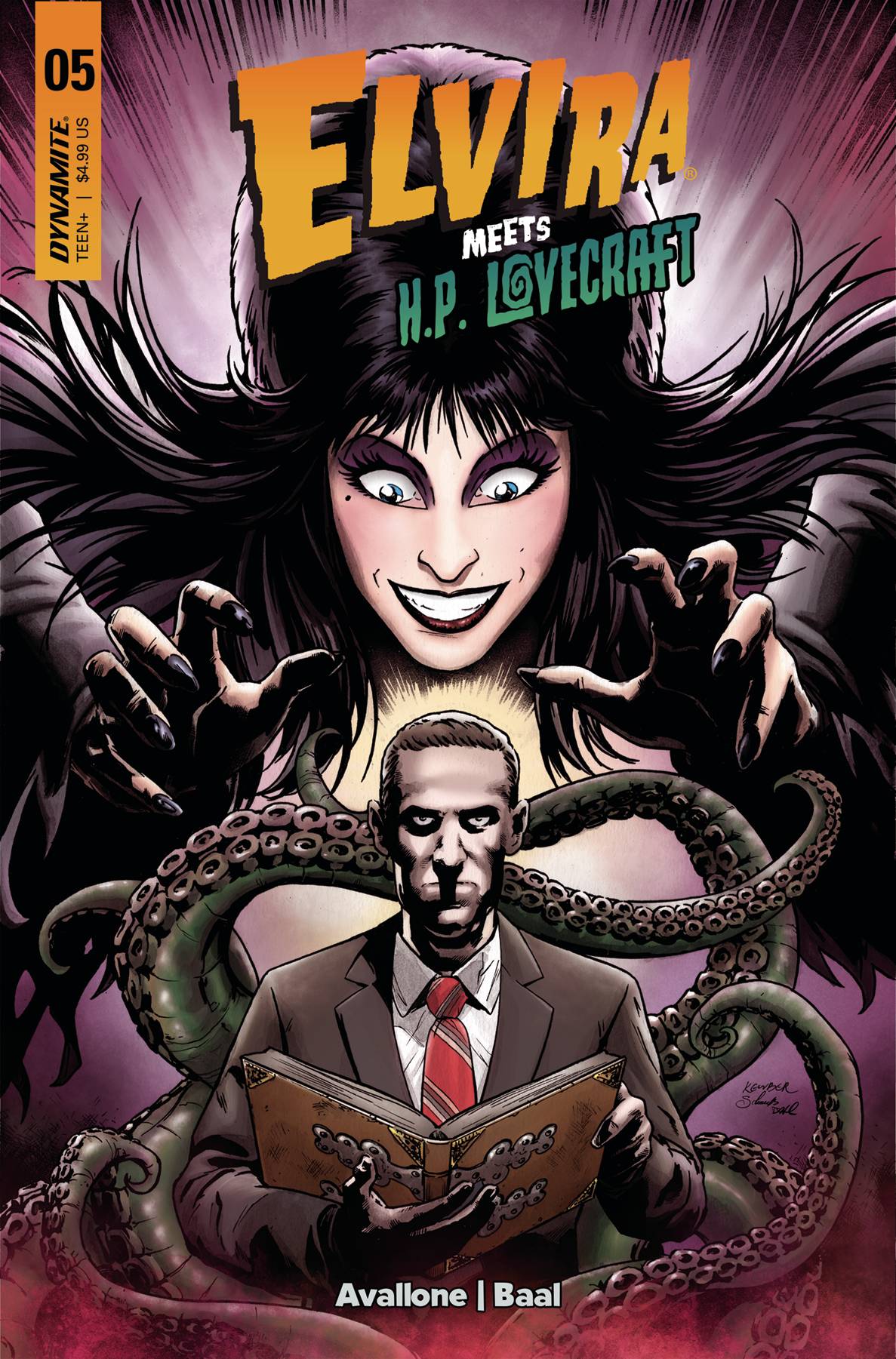 DYNAMITE Comic Books ELVIRA MEETS HP LOVECRAFT #5 CVR B BAAL 72513034118104021 APR240262