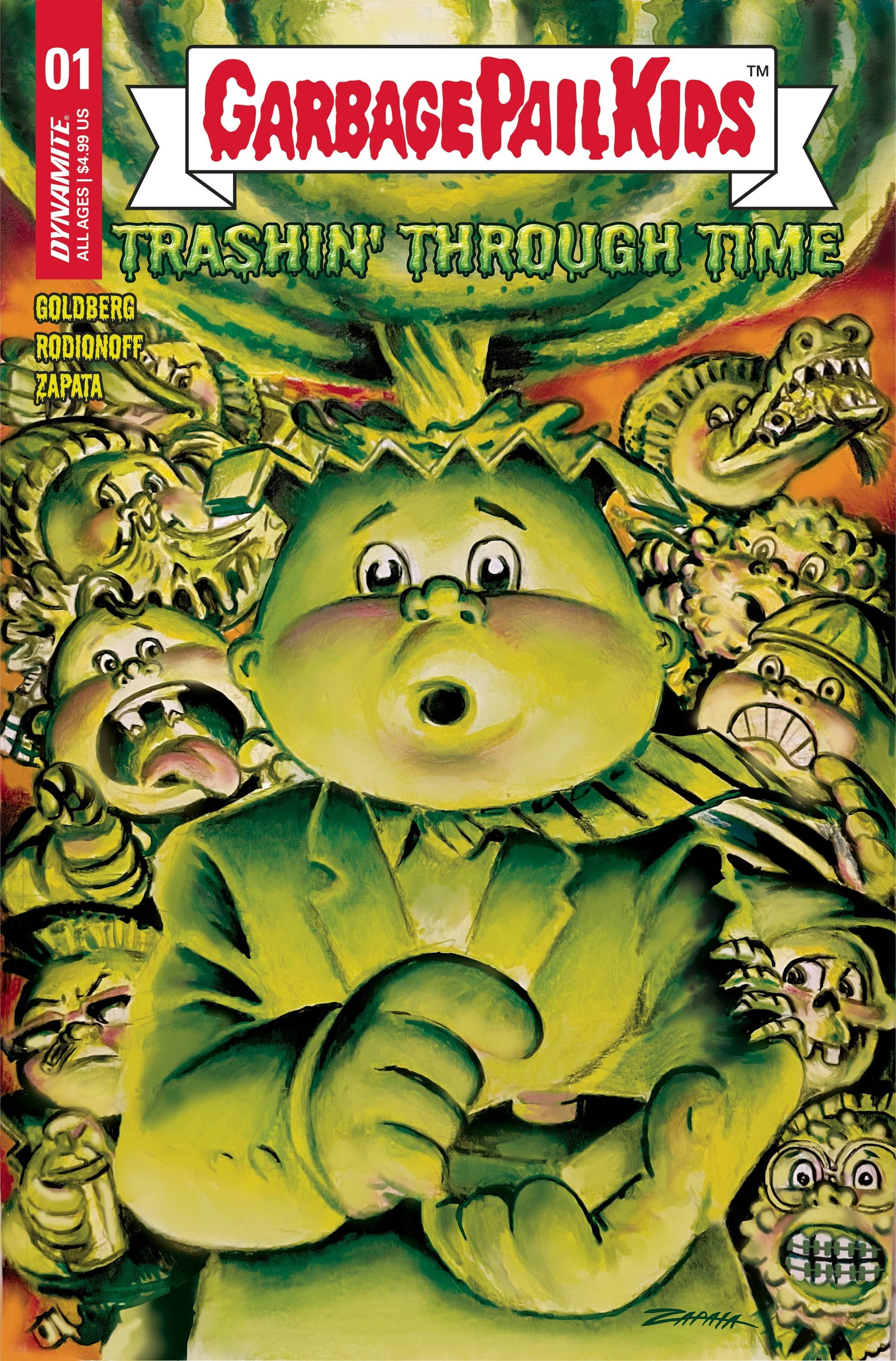 GARBAGE PAIL KIDS THROUGH TIME #1 CVR B ZAPATA