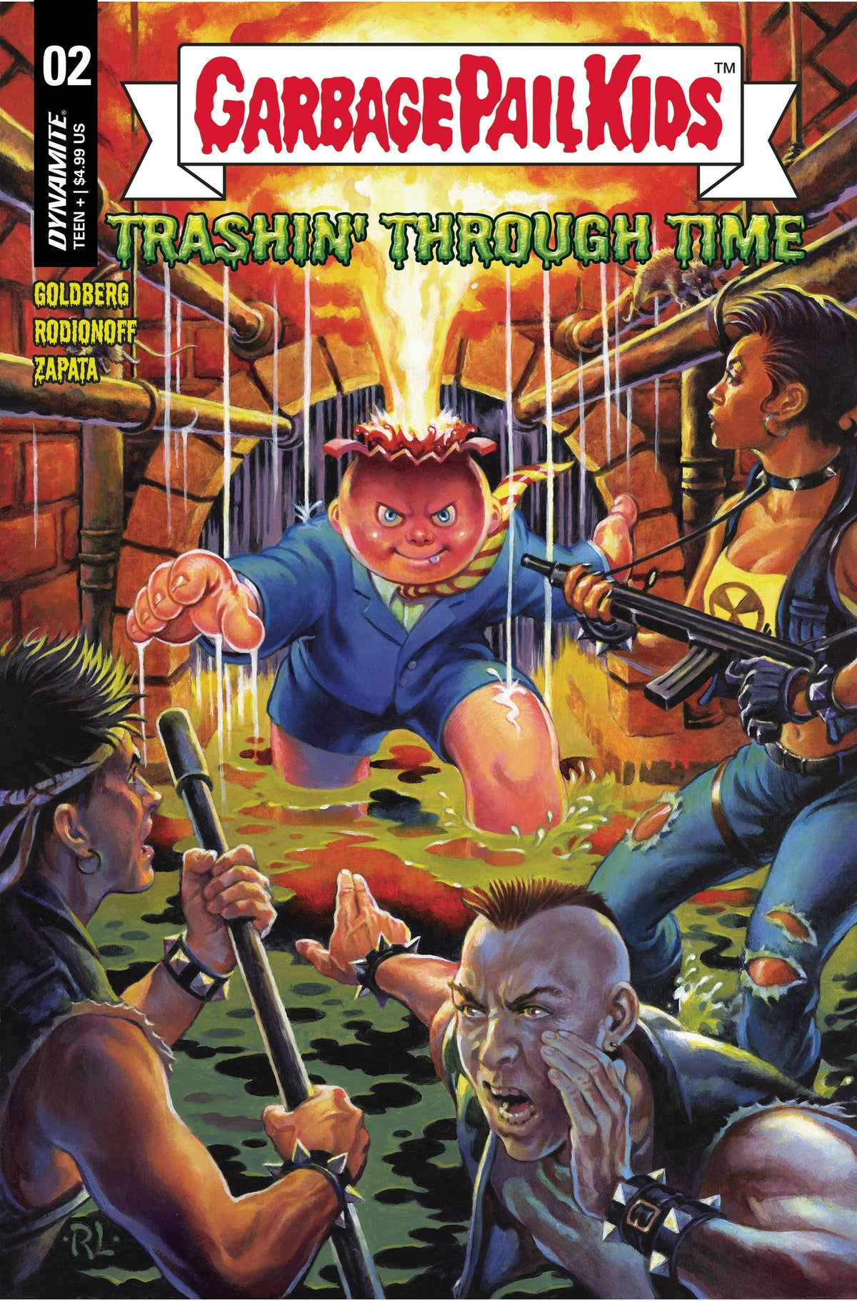 Dynamite Comic Books GARBAGE PAIL KIDS THROUGH TIME #2 CVR A LAGO 72513033478702011 SEP230272