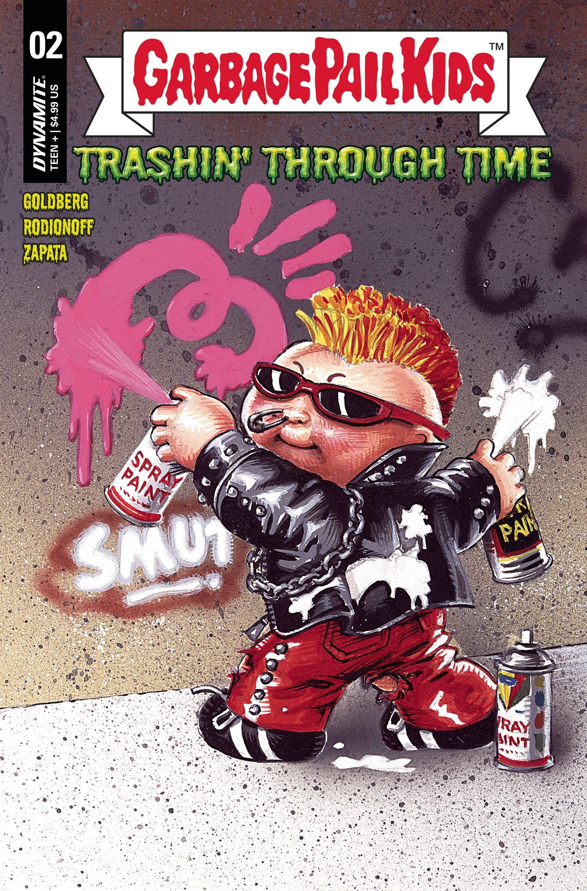 Dynamite Comic Books GARBAGE PAIL KIDS THROUGH TIME #2 CVR D CLASSIC TRADING CARD 72513033478702041 SEP230275