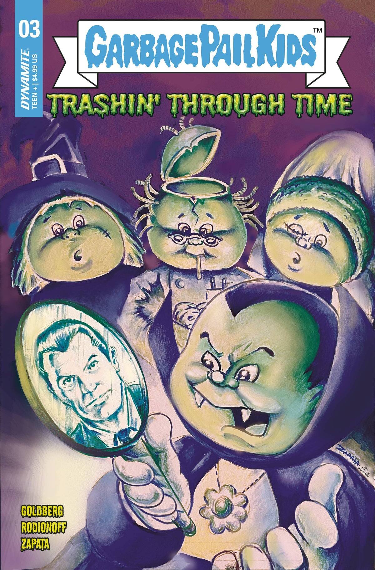 Dynamite Comic Books GARBAGE PAIL KIDS THROUGH TIME #3 CVR B ZAPATA 72513033478703021 OCT230311