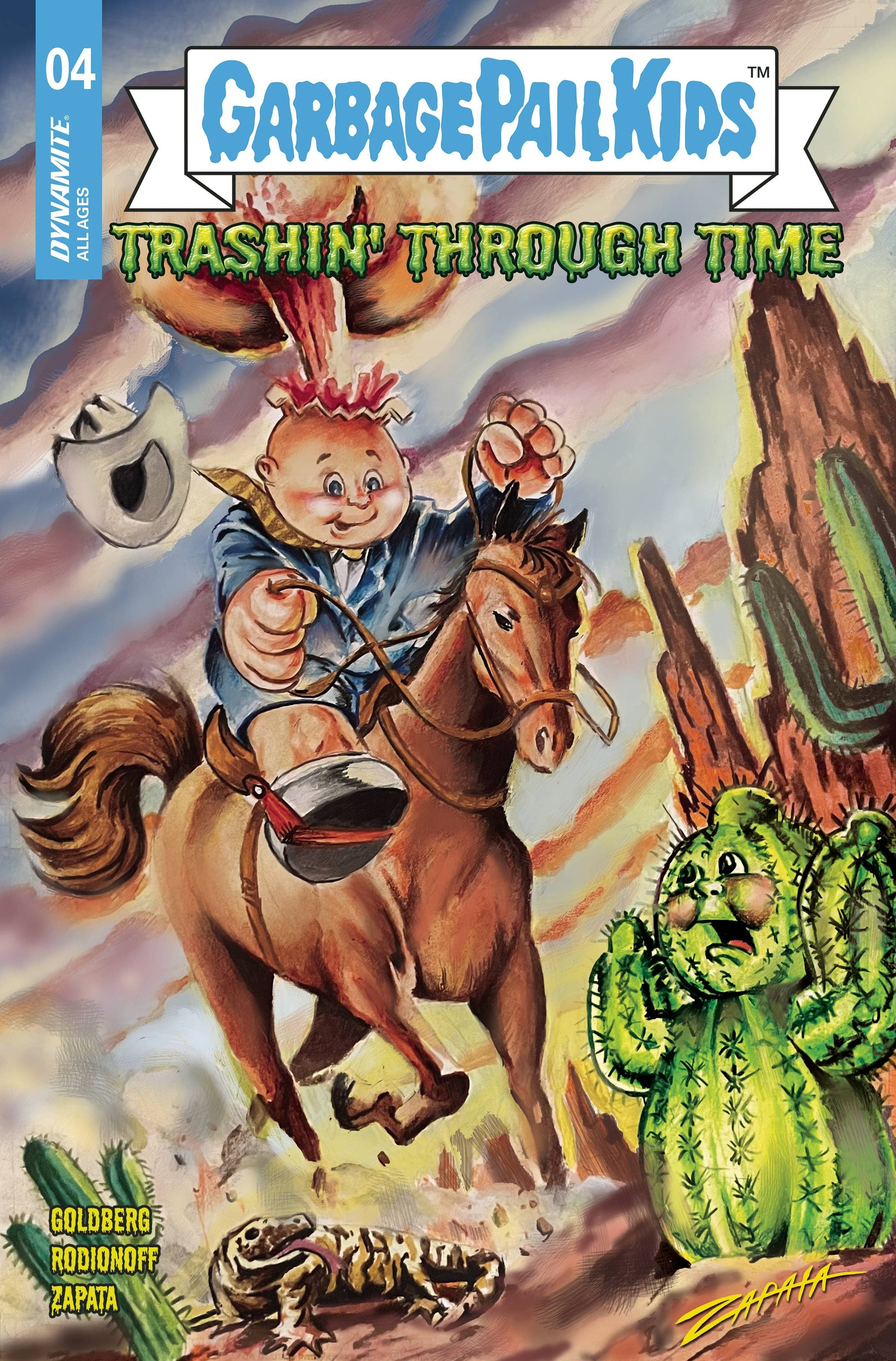 GARBAGE PAIL KIDS THROUGH TIME #4 CVR B ZAPATA