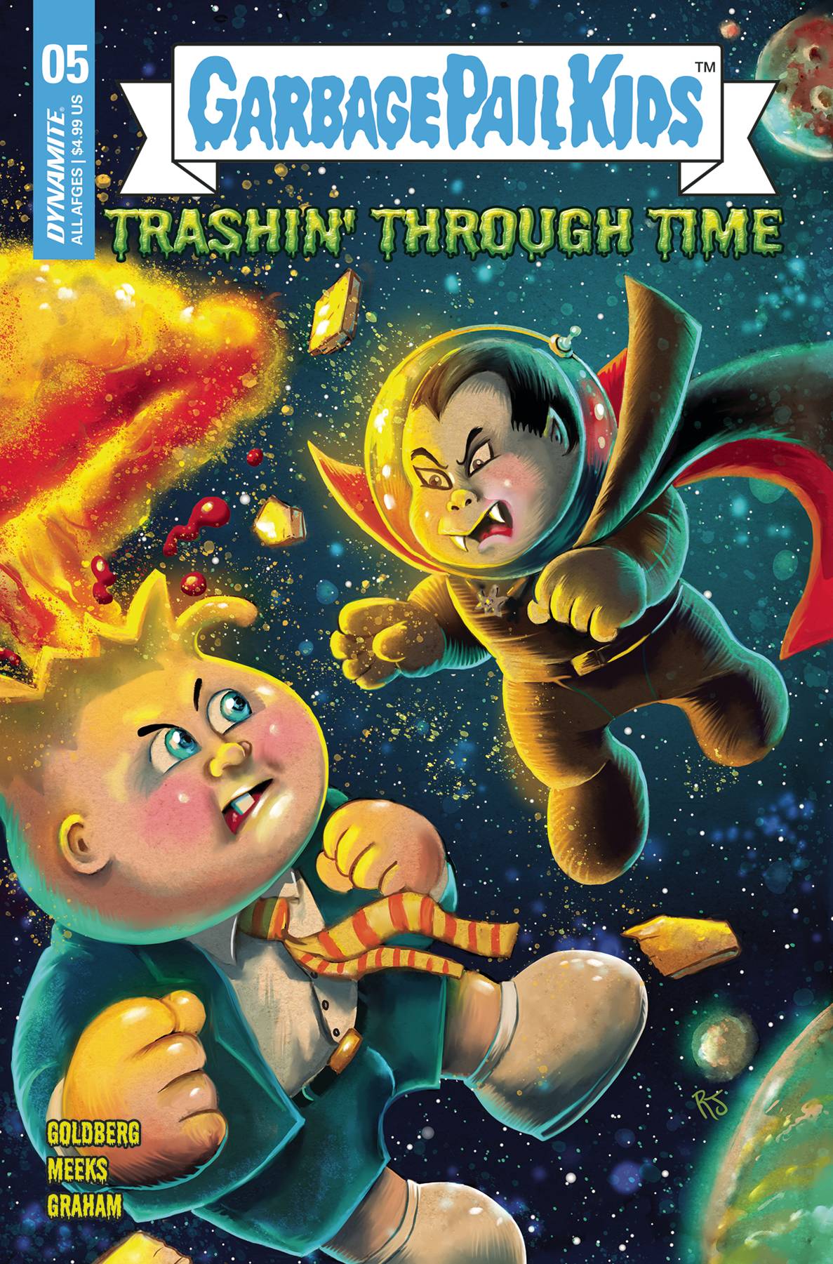 GARBAGE PAIL KIDS THROUGH TIME #5 CVR C JIMENEZ Comic Cover Image