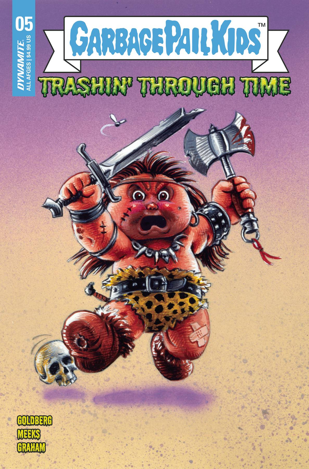 DYNAMITE Comic Books Garbage Pail Kids Through Time #5 Cvr D Classic Trading Card 72513033478705041 DEC230360