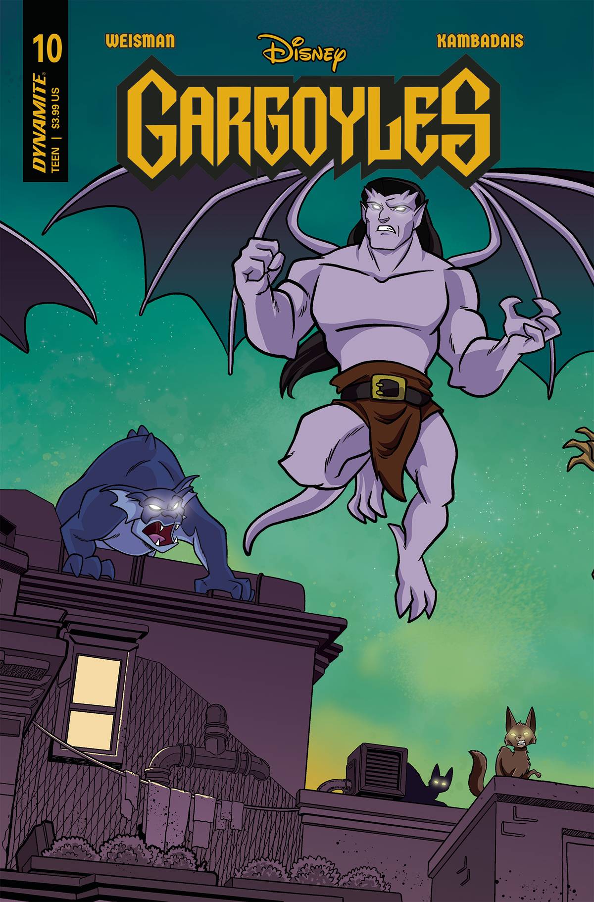 Dynamite Comic Books GARGOYLES #10 CVR E FLEECS & FORSTNER 72513032546410051 JUL230331