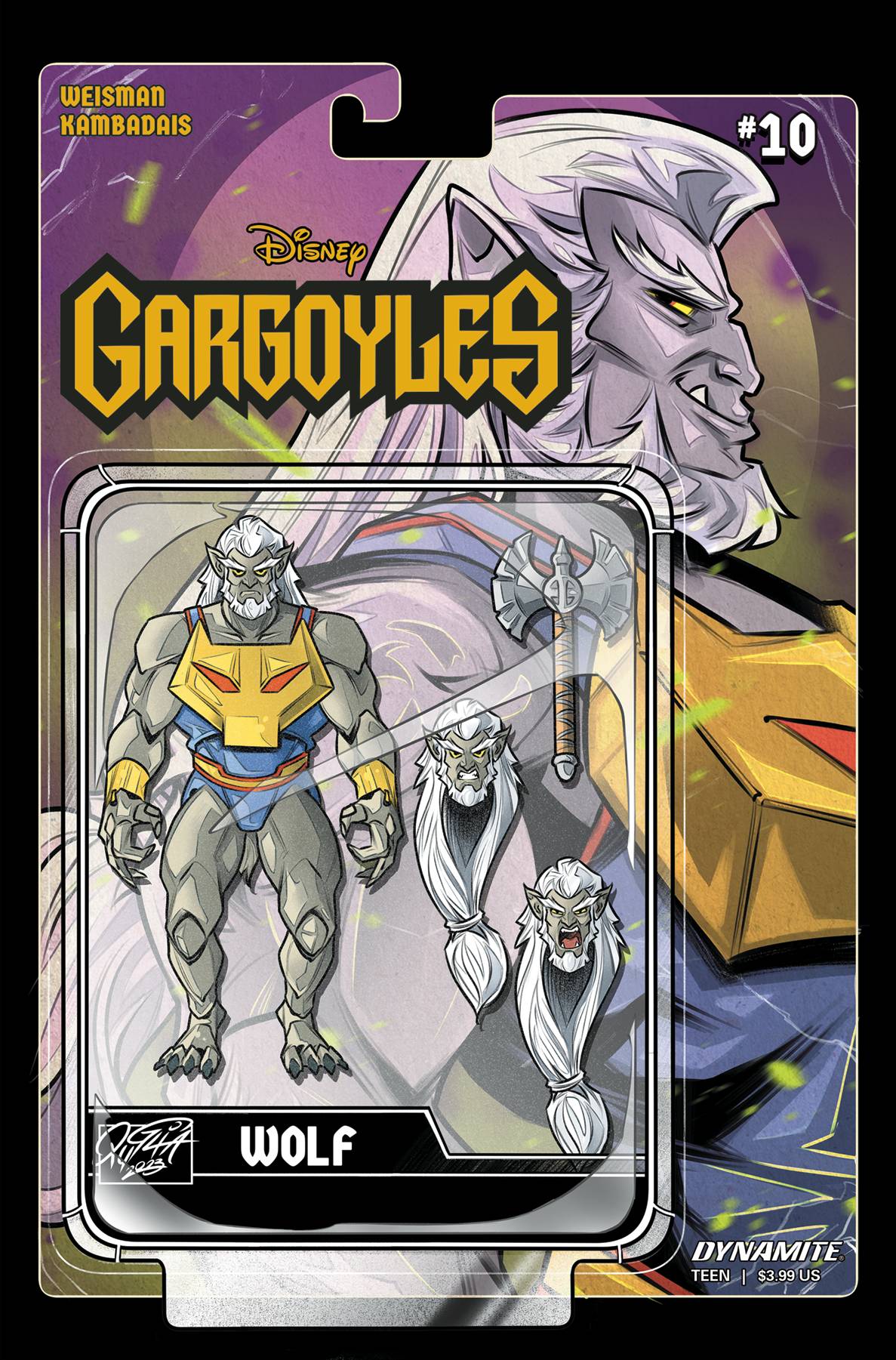 Dynamite Comic Books GARGOYLES #10 CVR F ACTION FIGURE 72513032546410061 JUL230332