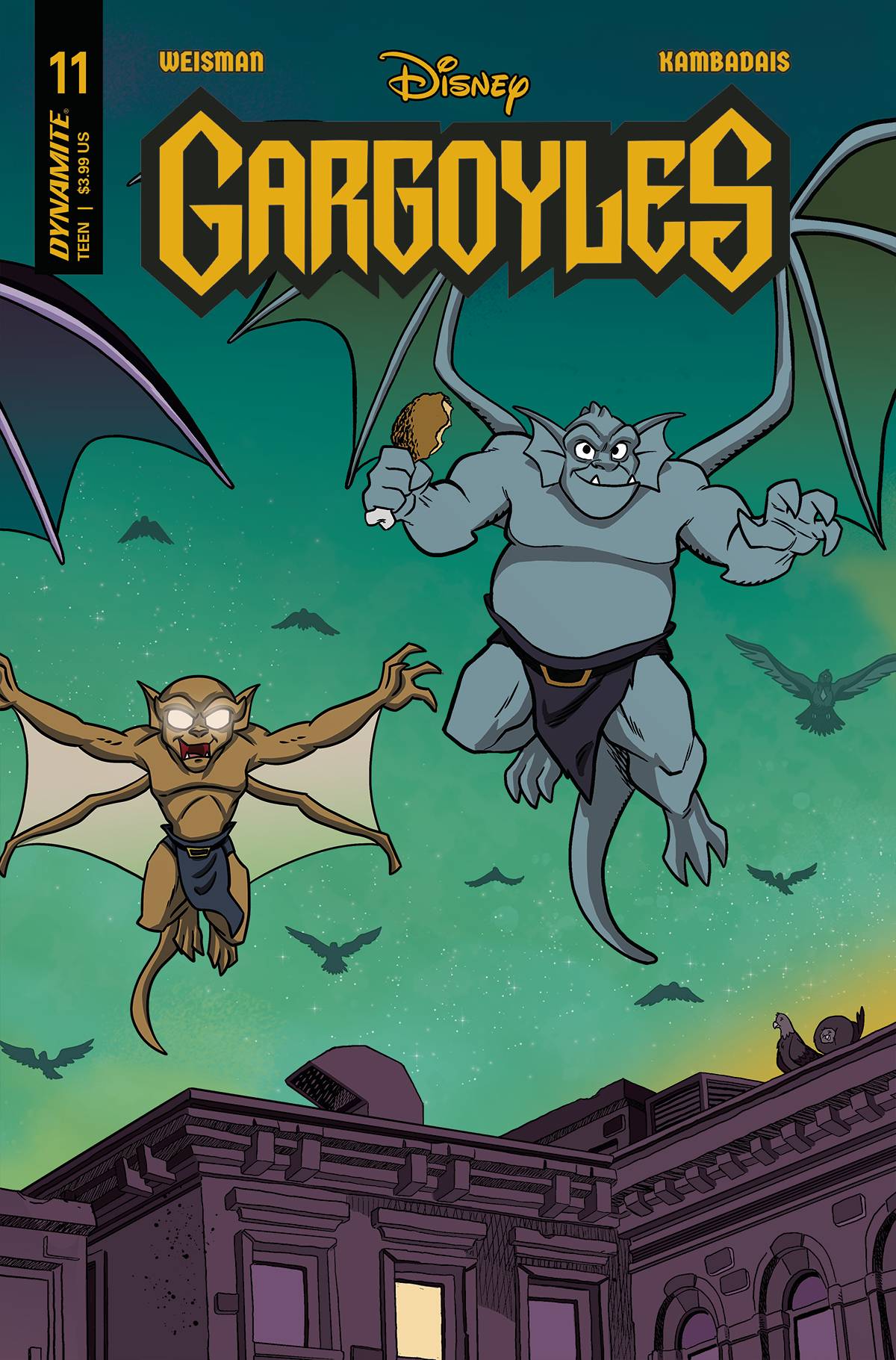 Dynamite Comic Books GARGOYLES #11 CVR E FLEECS & FORSTNER 72513032546411051 AUG230320