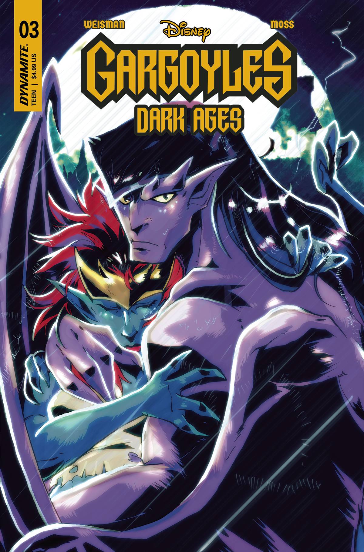 Dynamite Comic Books GARGOYLES DARK AGES #3 CVR D DANINO 72513033136603041