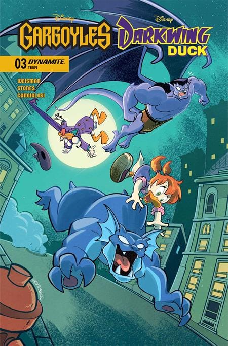 Dynamite Comic Books GARGOYLES DARKWING DUCK #3 CVR C CARLO LAURO VAR 72513036250603031 0126DE0625
