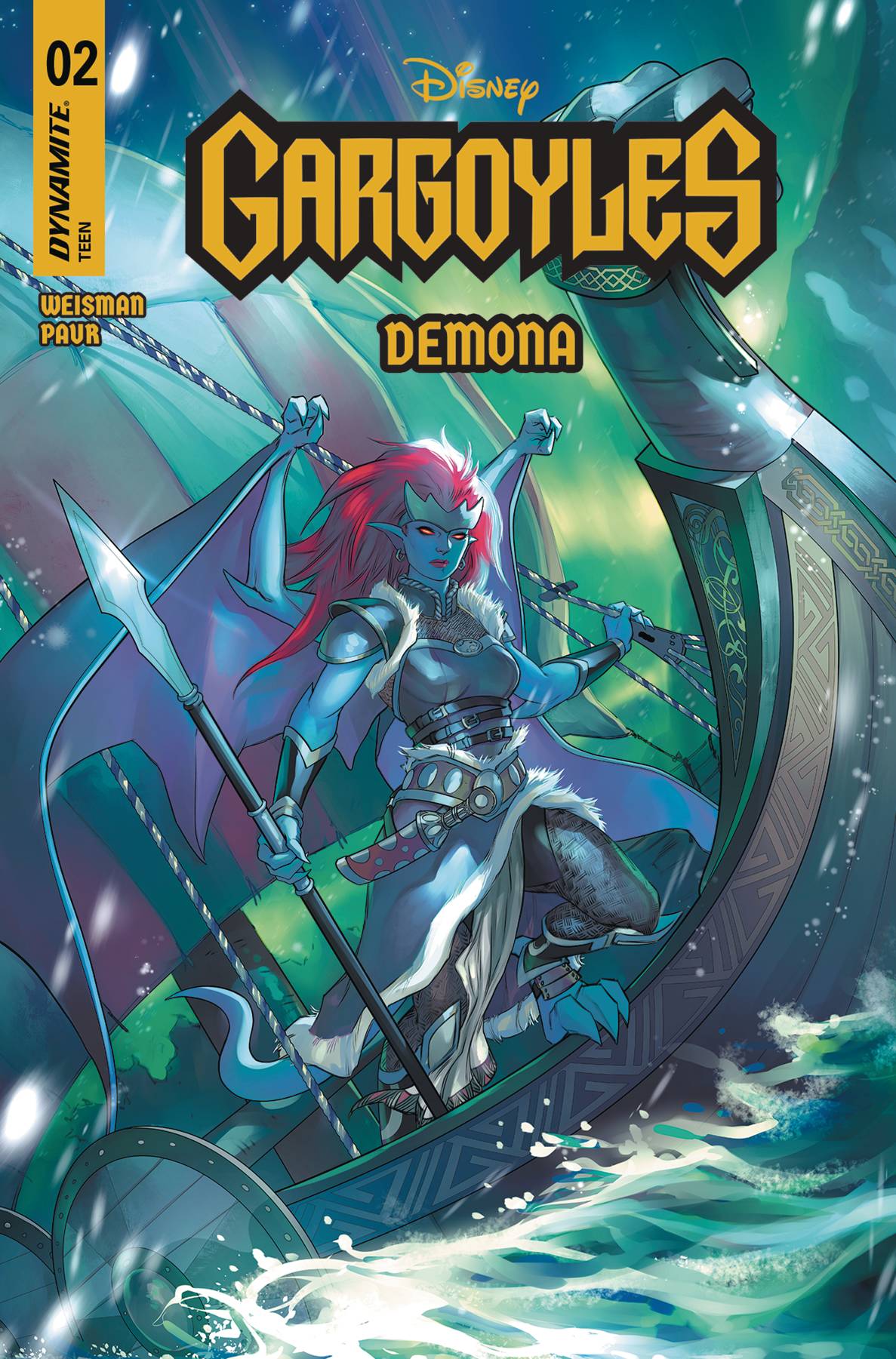 Dynamite Comic Books GARGOYLES DEMONA #2 CVR A HETRICK 72513035567602011 APR250022