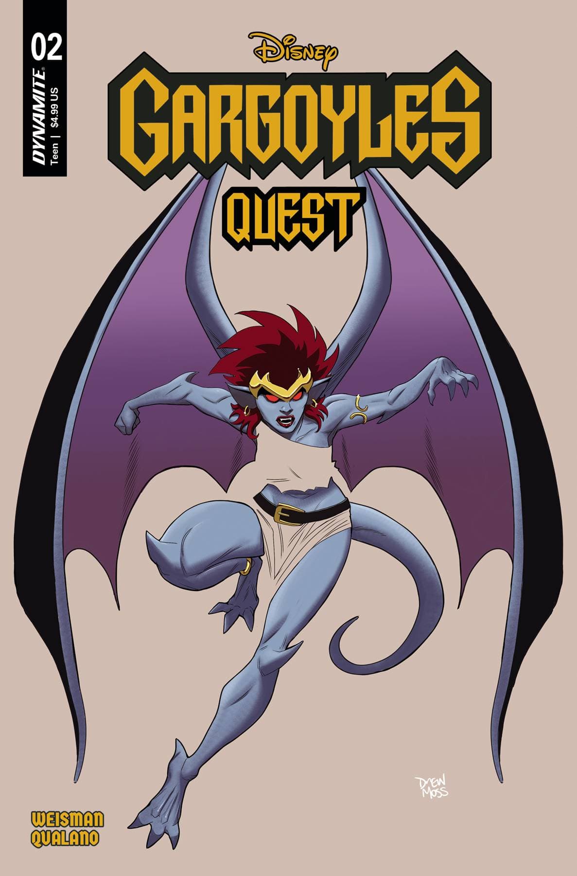 DYNAMITE Comic Books Gargoyles Quest #2 Cvr C Moss Color Bleed 72513033923202031 DEC230303