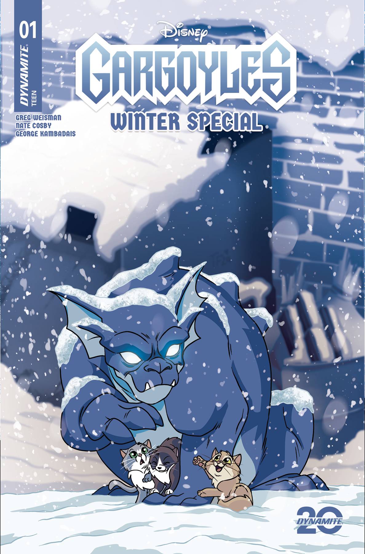 Dynamite Comic Books GARGOYLES WINTER SPECIAL #1 CVR C FORSTNER 72513035084801031 OCT240182