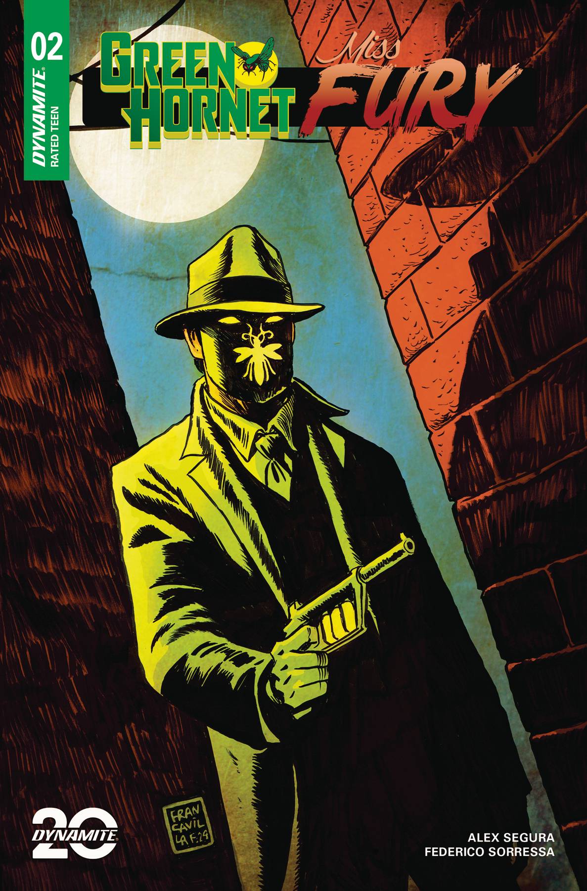 Dynamite Comic Books GREEN HORNET MISS FURY #2 CVR A FRANCAVILLA 72513035010702011 OCT240206