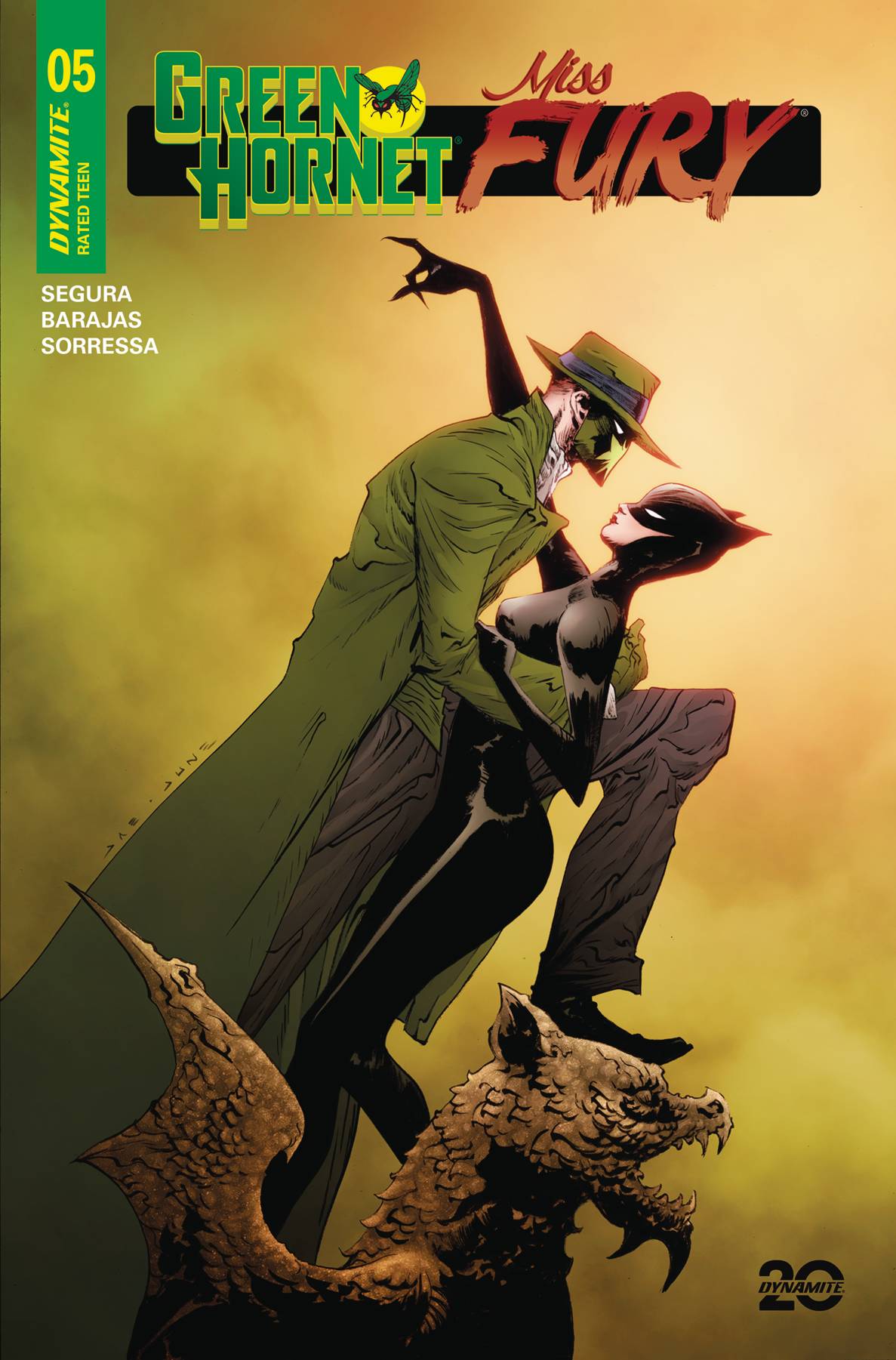 Dynamite Comic Books GREEN HORNET MISS FURY #5 CVR B LEE & CHUNG 72513035010705021 MAR250184