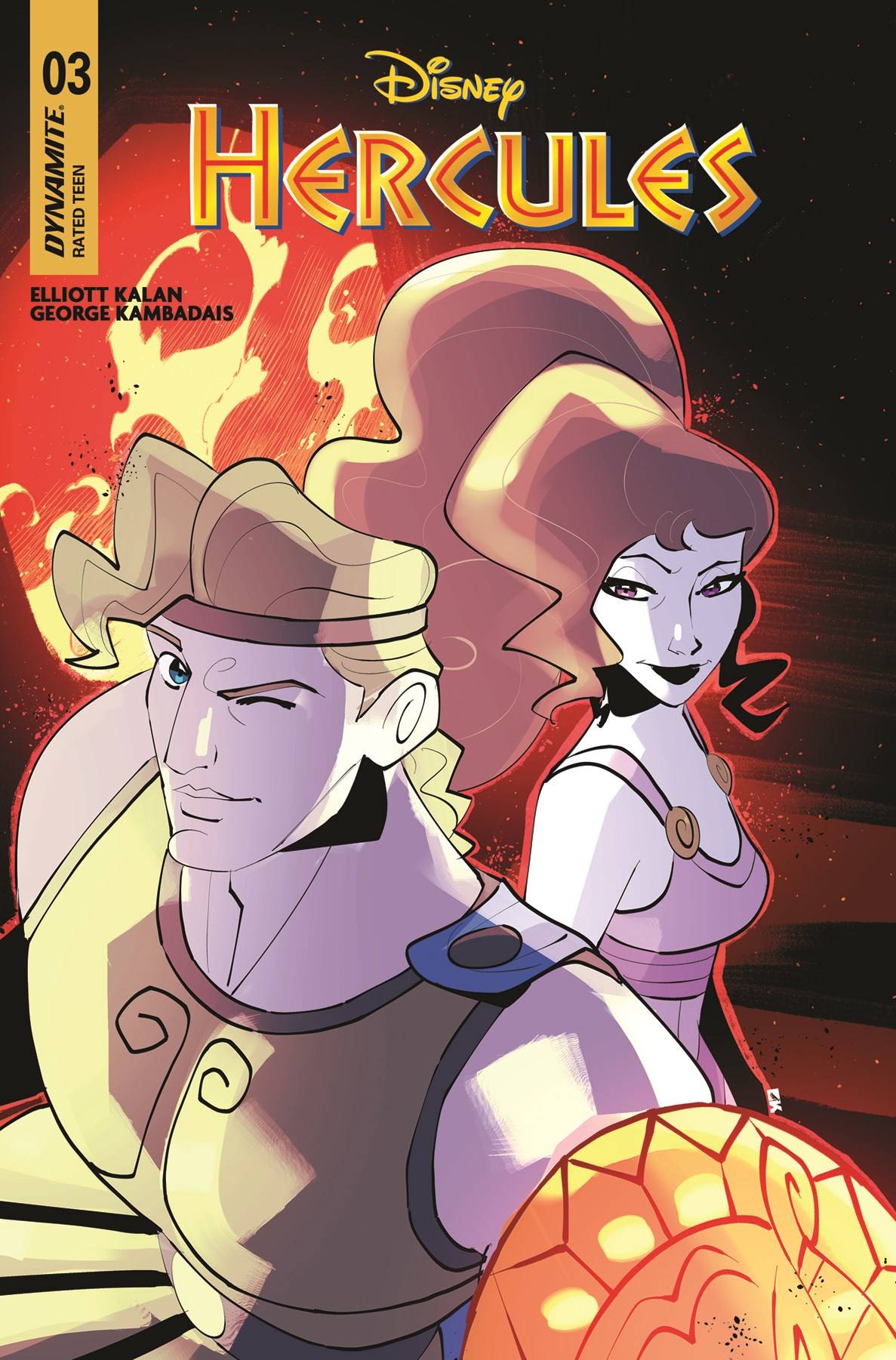 DYNAMITE Comic Books HERCULES #3 CVR A KAMBADAIS 72513034309303011 APR240165