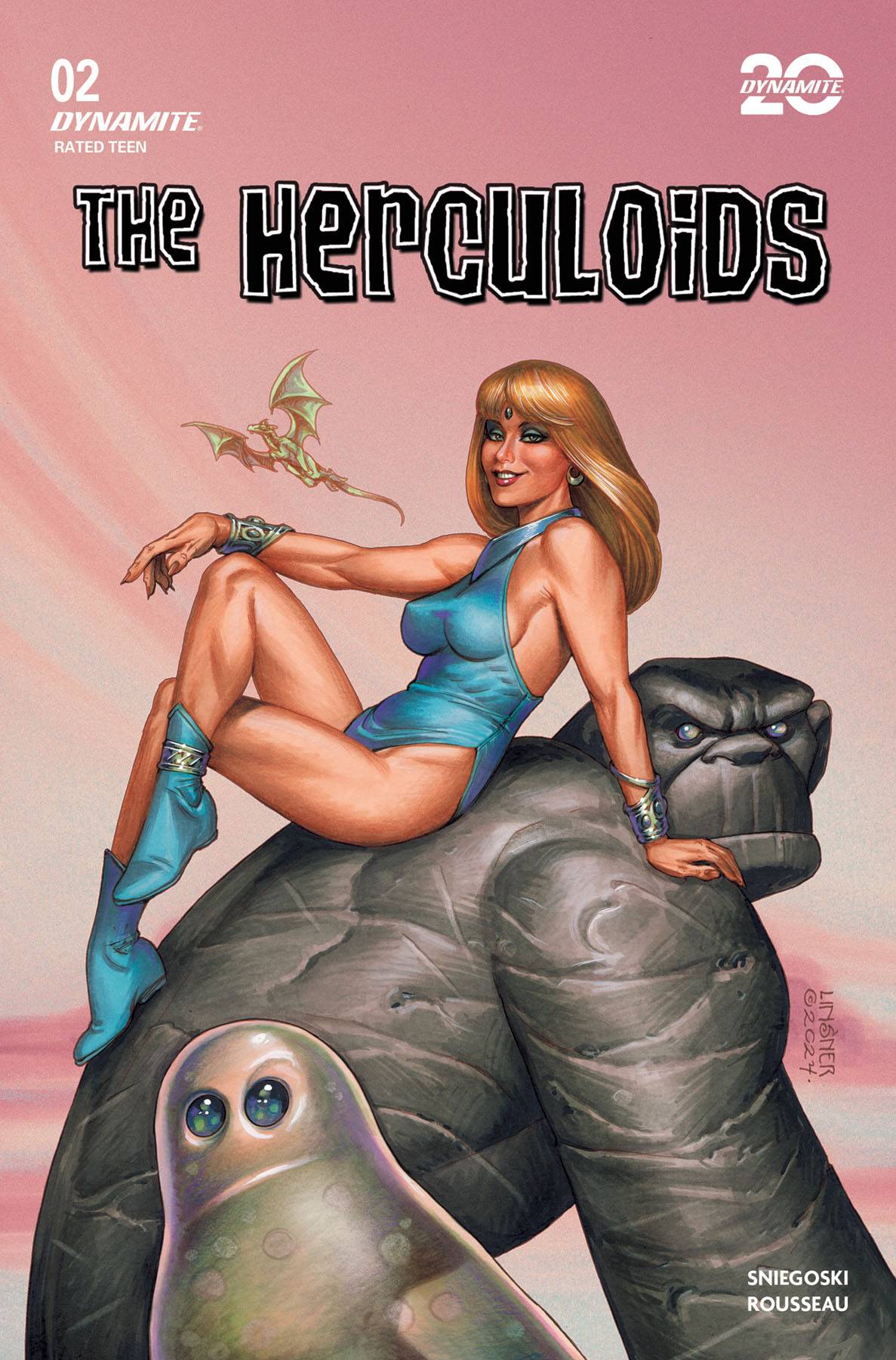 Dynamite Comic Books HERCULOIDS #2 CVR B LINSNER 72513035274302021 JAN250199