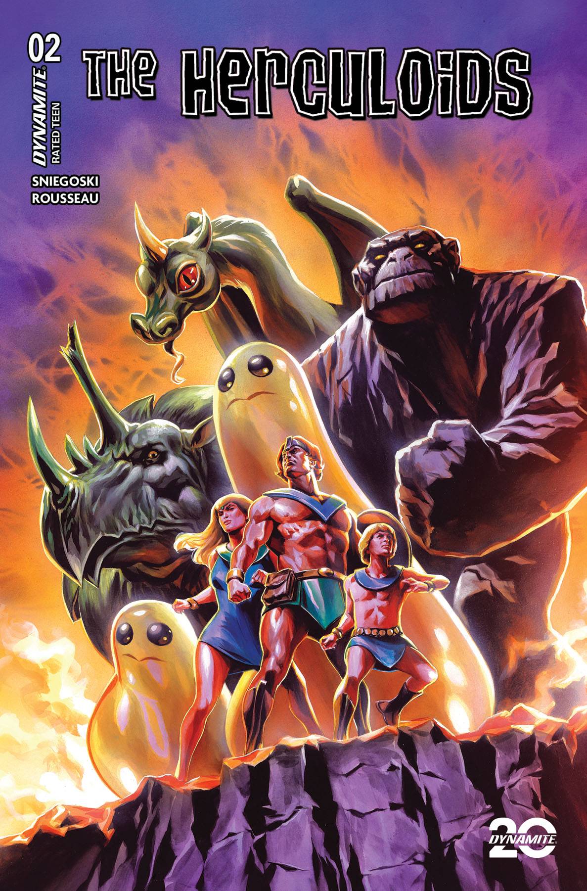 Dynamite Comic Books HERCULOIDS #2 CVR D MASSAFARA 72513035274302041 JAN250201