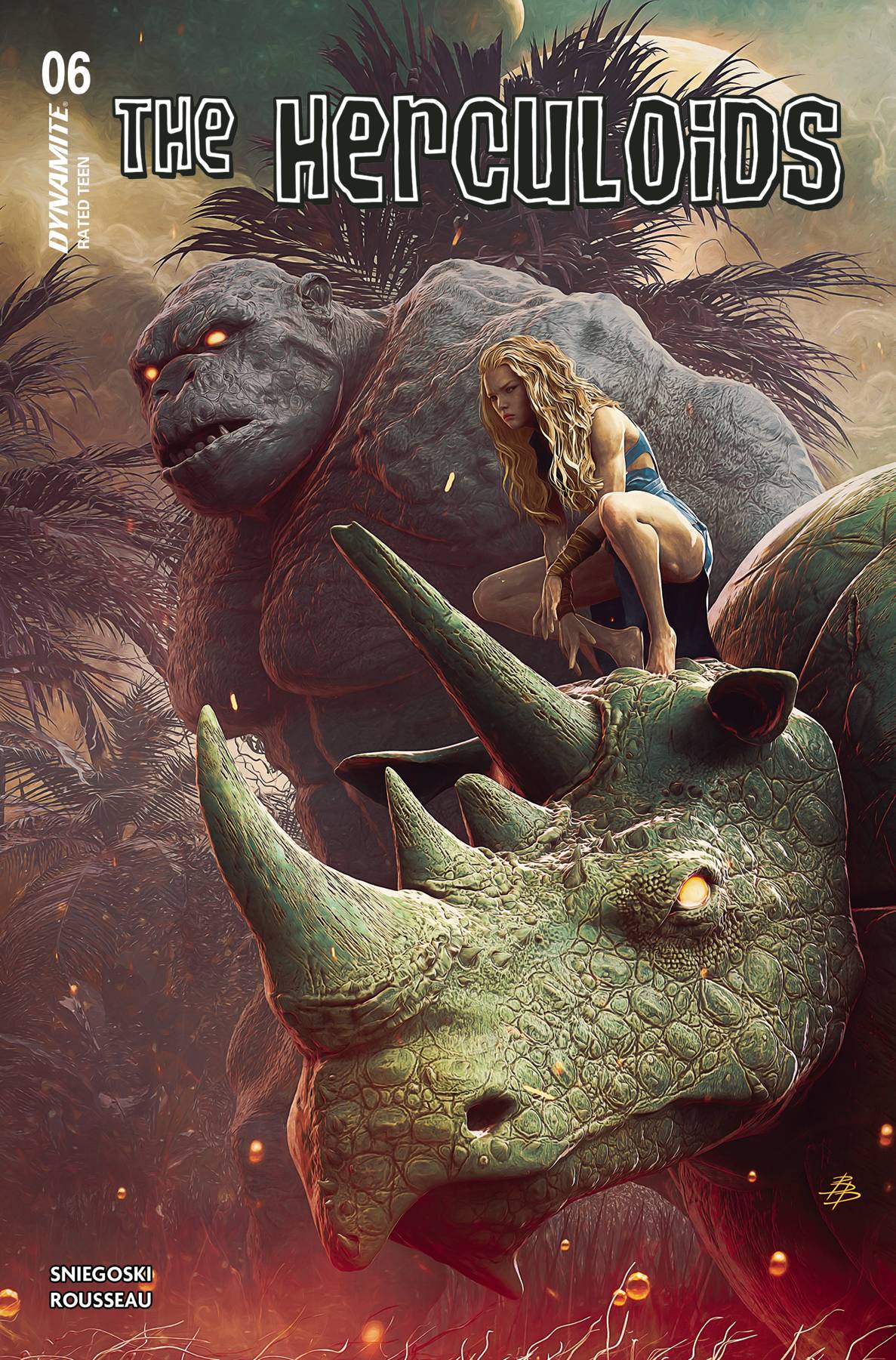 Dynamite Comic Books HERCULOIDS #6 CVR C BARENDS 72513035274306031 MAY250106