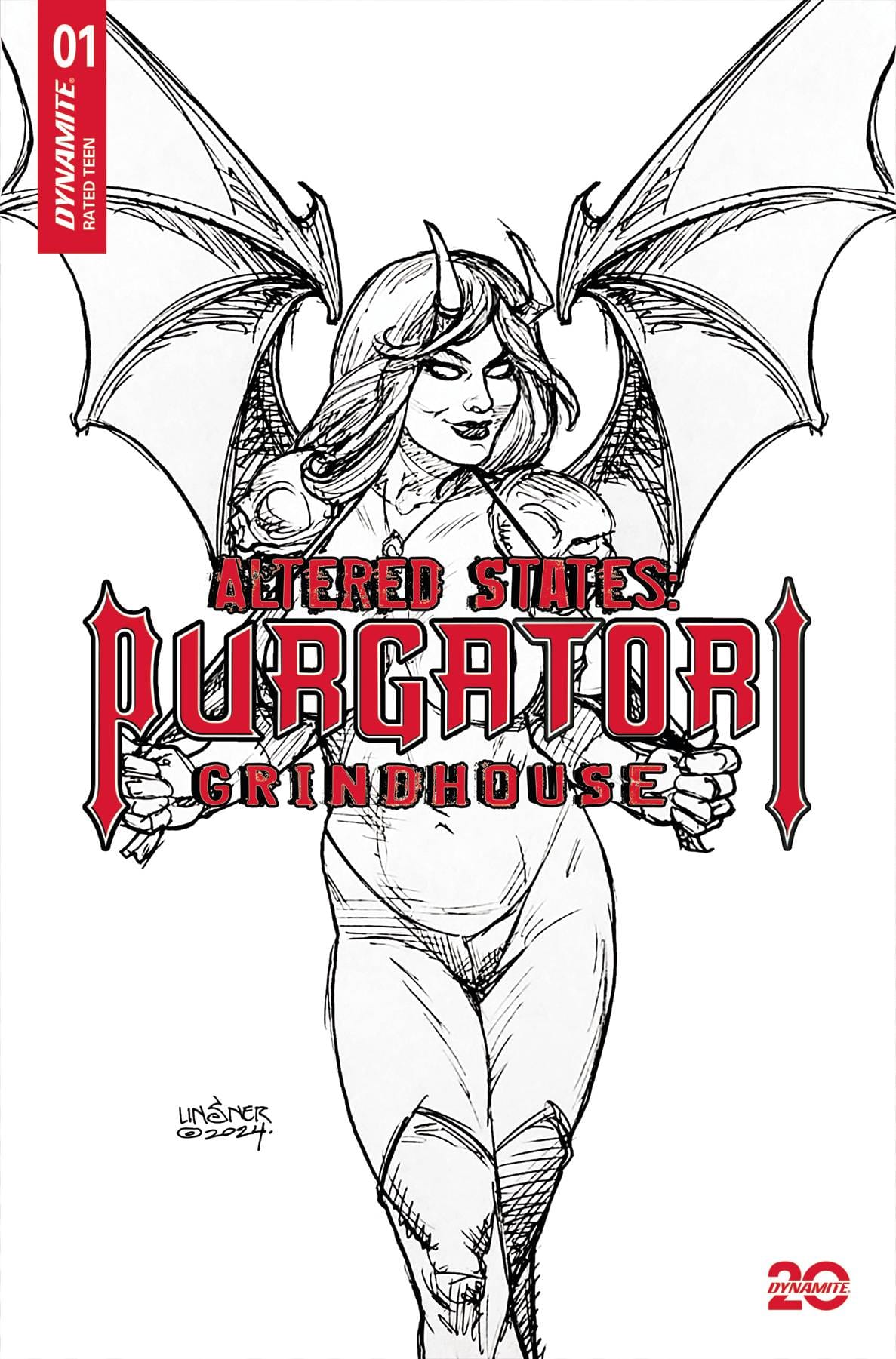 Dynamite Comic Books > Incentives ALTERED PURGATORI GRINDHOUSE ONE SHOT CVR I 1:20 INCV LIN 72513035157901091 NOV240199