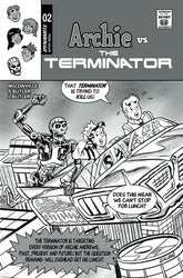Dynamite Comic Books > Incentives ARCHIE VS THE TERMINATOR #2 CVR G INC 1:10 BILL GALVAN PENCILS VAR (Release Date: 11/18/2026) 72513036769302071 0926DE0638