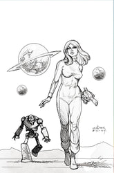 Dynamite Comic Books > Incentives BARBARELLA #4 CVR K 1:15 INCV LINSNER LINE ART VIRGIN 72513034937804111 NOV240236