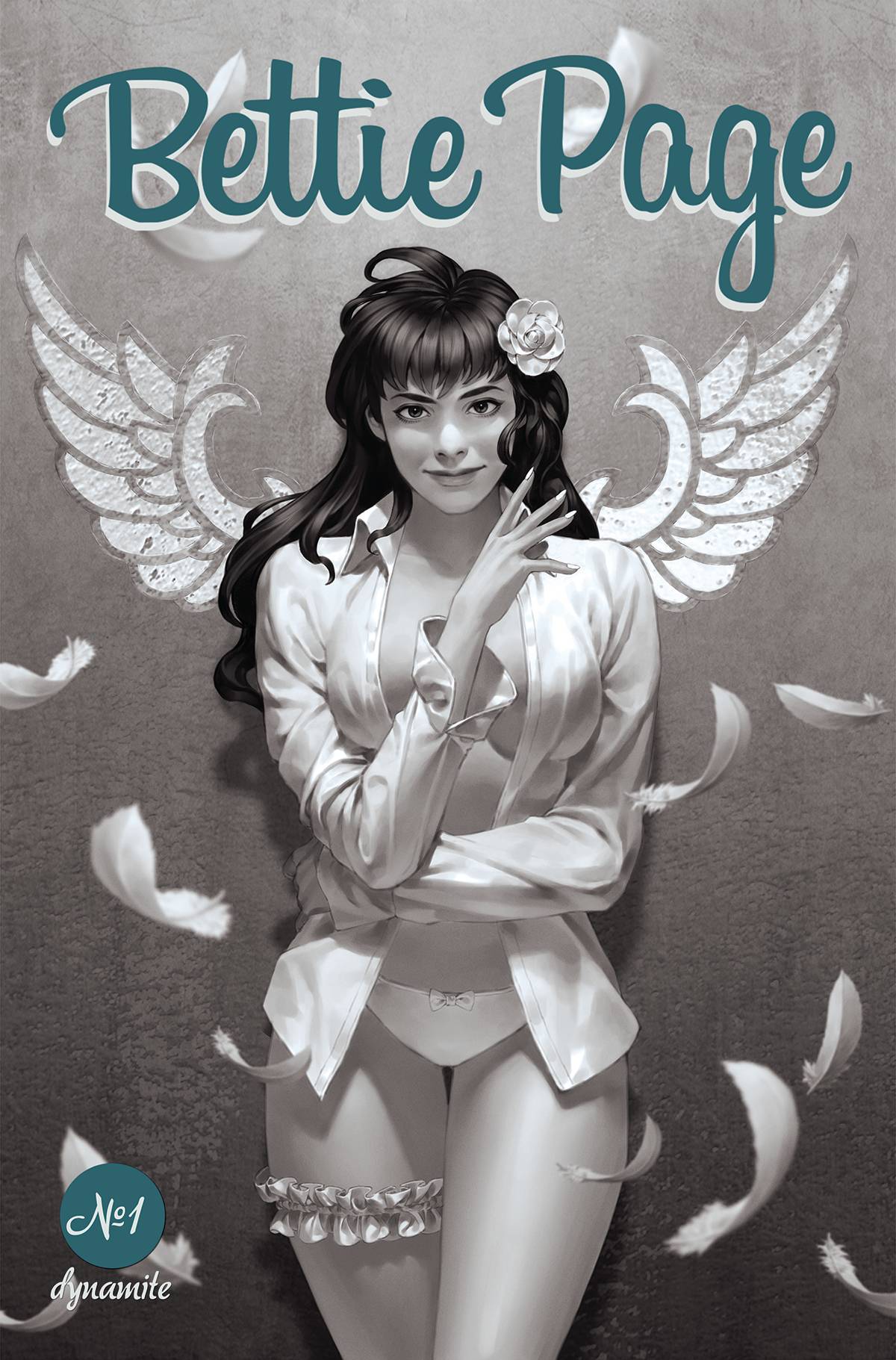 Dynamite Comic Books > Incentives BETTIE PAGE #1 CVR I 1:10 INCV VAR YOON B&W 72513033124301091 APR230423