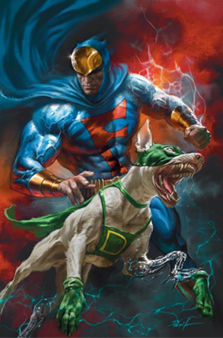 Dynamite Comic Books > Incentives BLUE FALCON AND DYNOMUTT #2 CVR I INC 1:15 LUCIO PARRILLO VIRGIN VAR 72513035910002091 0825DE0585