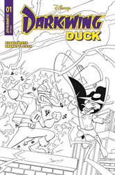 DYNAMITE Comic Books > Incentives DARKWING DUCK #1 CVR Y 1:7 FOC INCV BAGLEY LINE ART 72513035273601251
