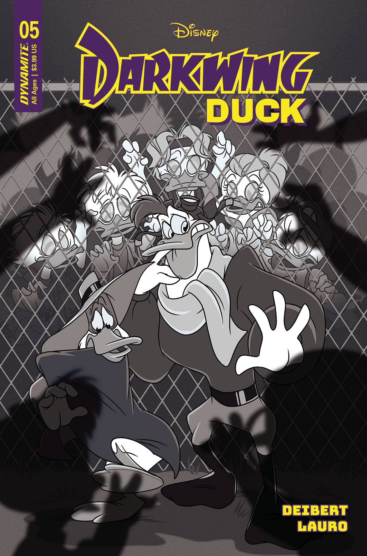 DARKWING DUCK #5 CVR V 1:10 FOC INCV FORSTNER B&W