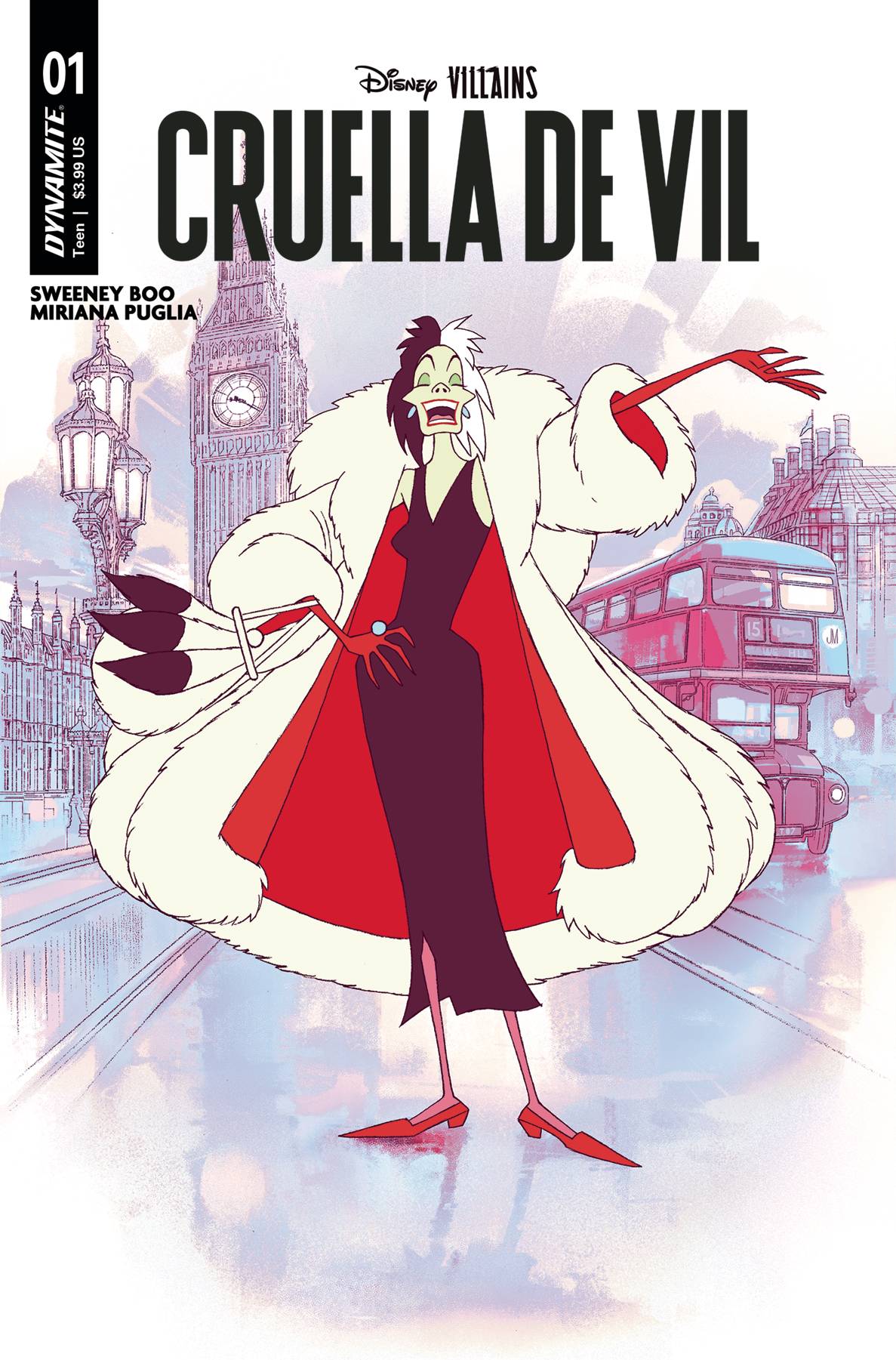 DISNEY VILLAINS CRUELLA DE VIL #1 CVR N 1:15 FOC INCV MID