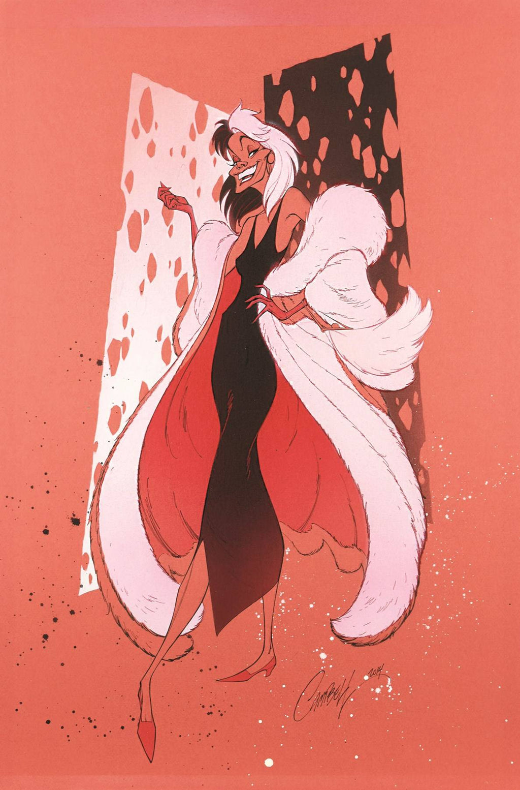 disney villains cruella de vil #2 cvr k 1:10 incv foc cam var