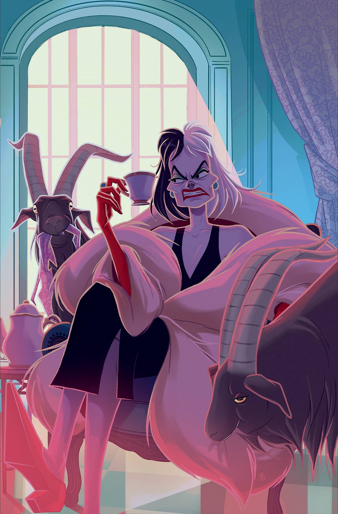 DISNEY VILLAINS CRUELLA DE VIL #3 CVR E 1:10 INCV BOO VIR VAR