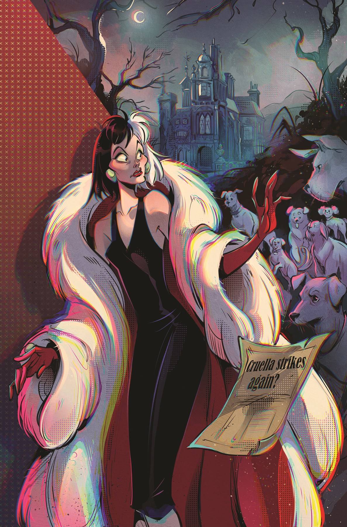 DISNEY VILLAINS CRUELLA DE VIL #5 CVR F 1:10 INCV LUSKY V