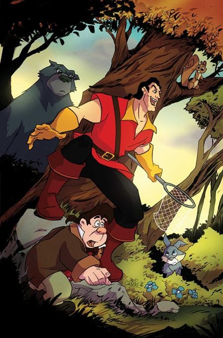 DISNEY VILLAINS GASTON #2 CVR F INC 1:10 DAVID COUSENS VIRGIN VAR