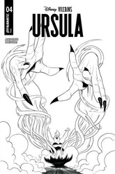 Dynamite Comic Books > Incentives DISNEY VILLAINS URSULA #4 CVR G INC 1:10 ROBERT QUINN LINE ART VAR 72513036284104071 0326DE0619