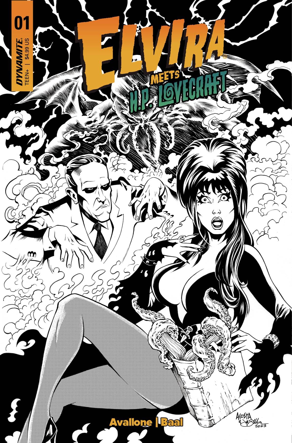 ELVIRA MEETS HP LOVECRAFT #1 CVR M 1:10 INCV FOC INCV ACOSTA L