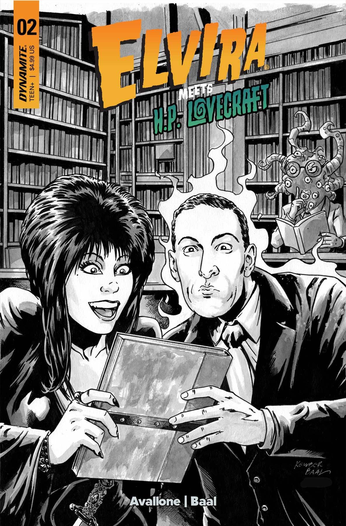 DYNAMITE Comic Books > Incentives ELVIRA MEETS HP LOVECRAFT #2 CVR I 1:7 FOC INCV BAAL LINE 72513034118102091 JAN247637