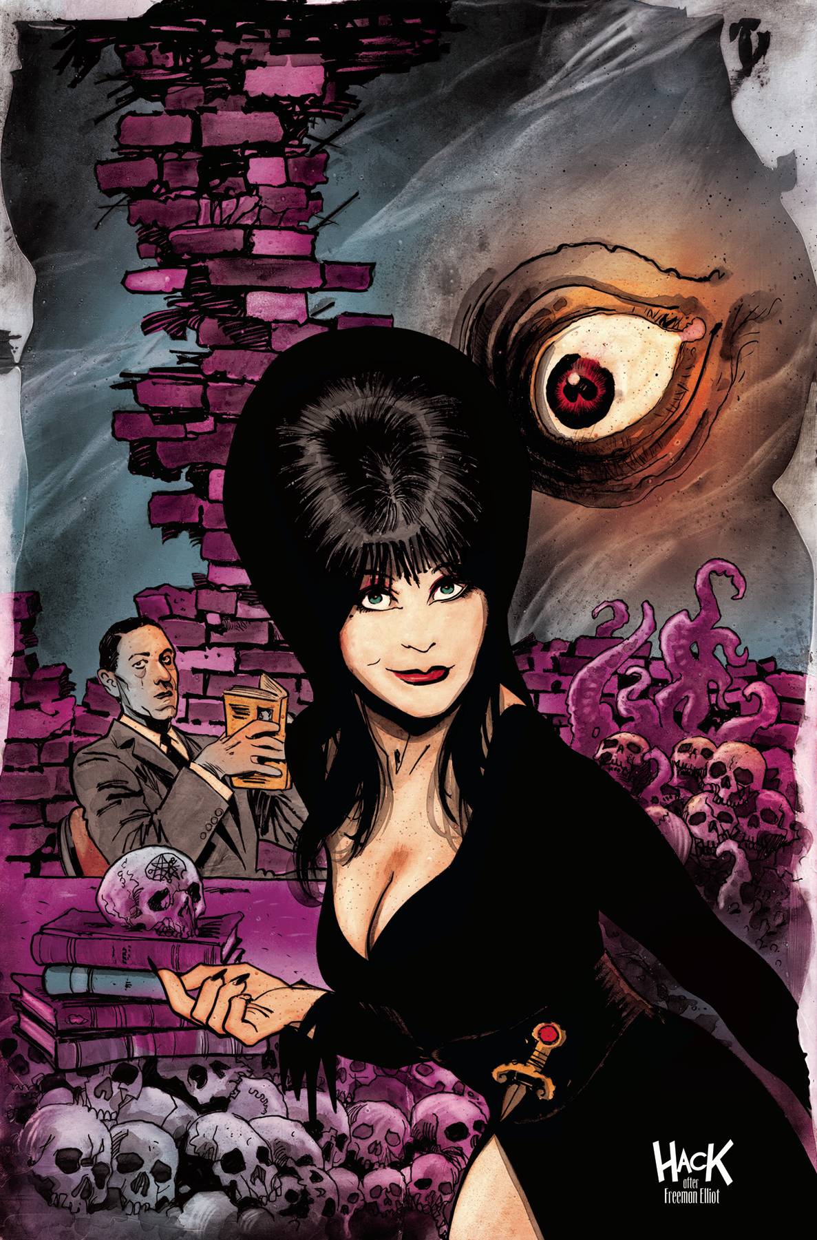 DYNAMITE Comic Books > Incentives ELVIRA MEETS HP LOVECRAFT #5 CVR F 1:10 INCV HACK VIRGIN 72513034118105061 APR240265