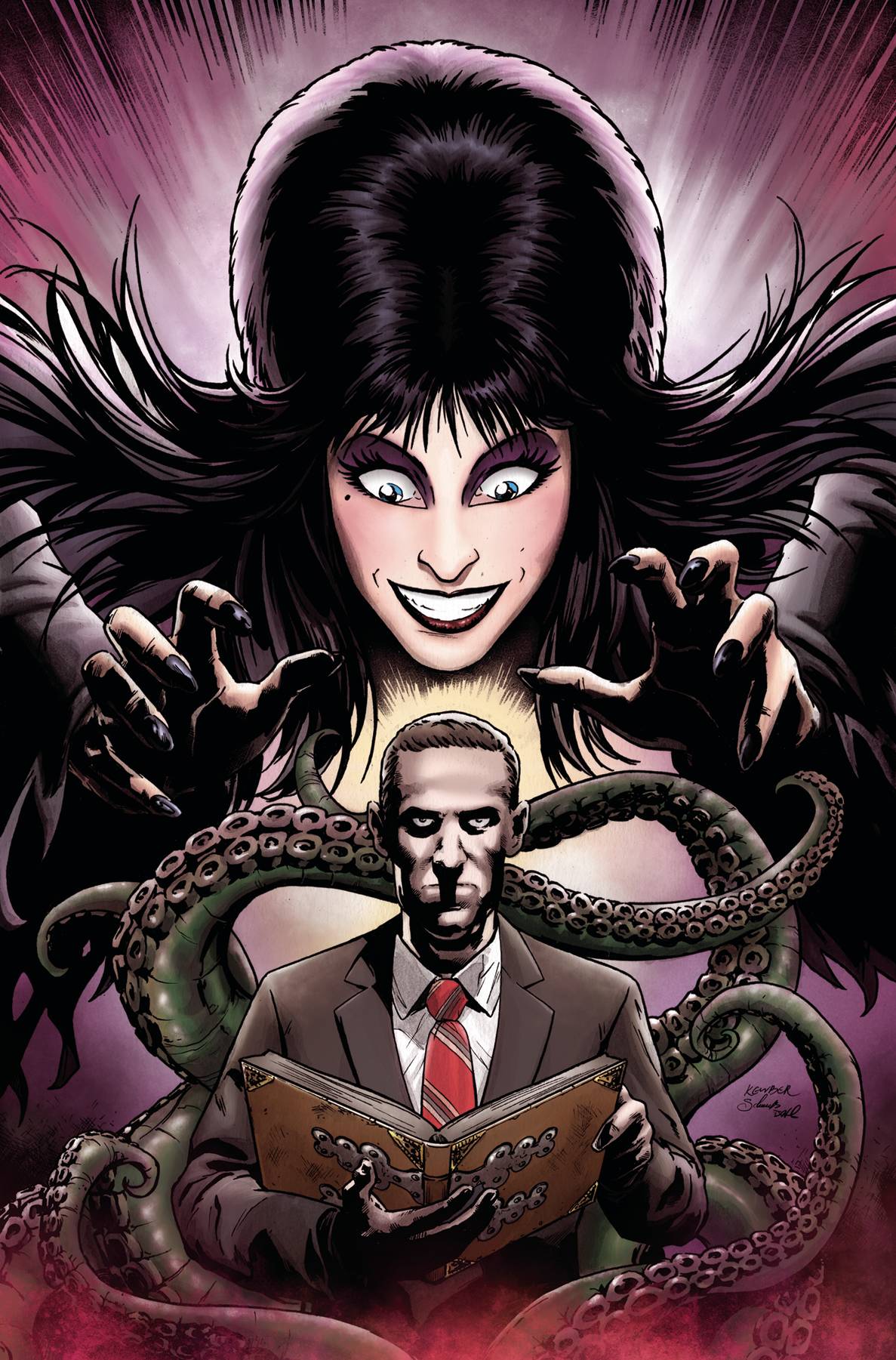 DYNAMITE Comic Books > Incentives ELVIRA MEETS HP LOVECRAFT #5 CVR H 1:20 INCV BAAL VIRGIN 72513034118105081 APR240267