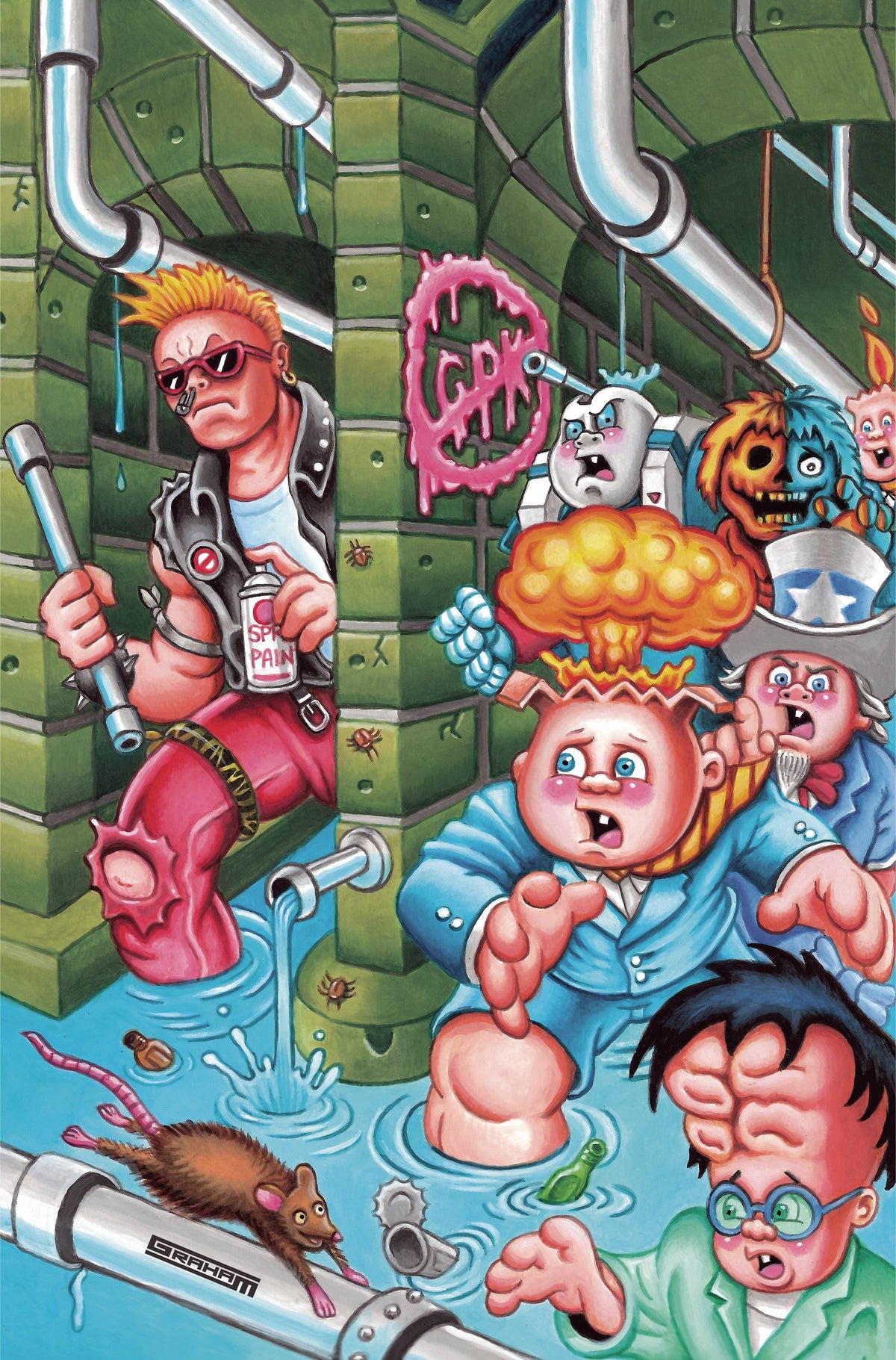 Dynamite Comic Books > Incentives GARBAGE PAIL KIDS THROUGH TIME #2 CVR G 1:15 INCV GRAHAM 72513033478702071 SEP230278