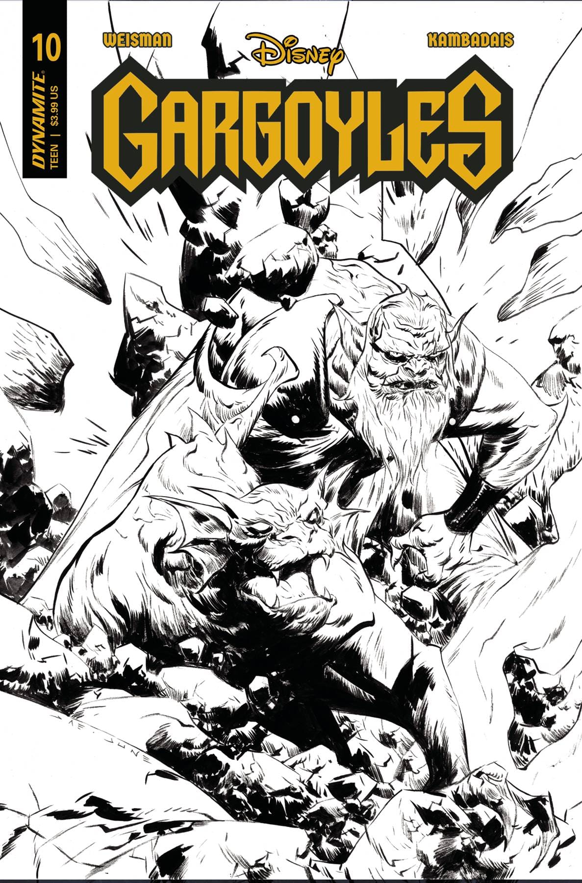 GARGOYLES #10 CVR T 1:10 FOC INCV LEE LINE ART