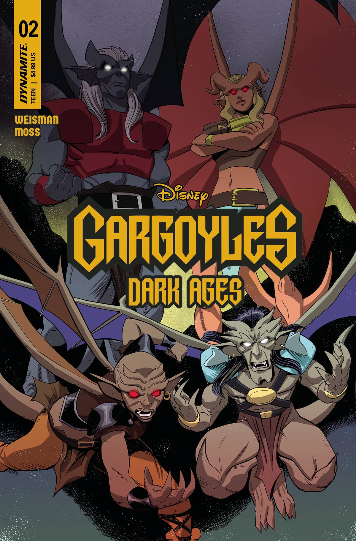 GARGOYLES DARK AGES #2 CVR G 1:10 INCV VAR MOSS ORIGINAL