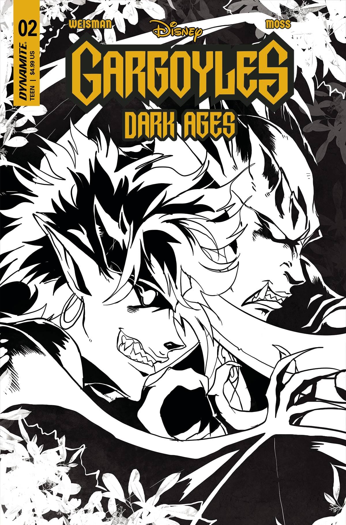 GARGOYLES DARK AGES #2 CVR L 1:20 INCV VAR DANINO LINE ART